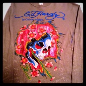 RESERVED Ed Hardy thermal tee & Ed Hardy Jeans