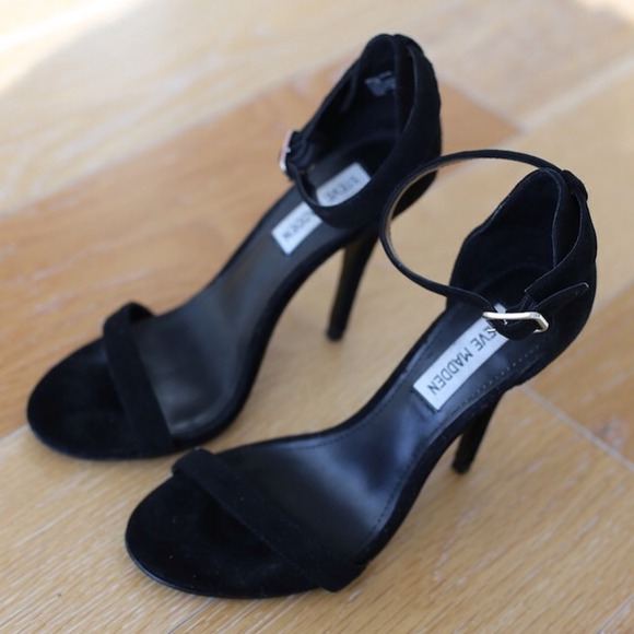 Steve Madden Black Realove Heels SZ 7