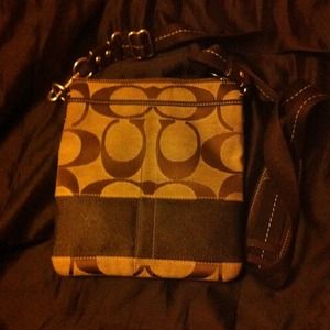 Coach Legacy Signature Stripe Swingpack