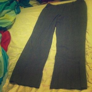 Grey camel plaid dress pants size 14 petite