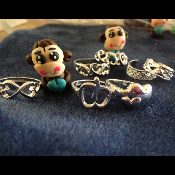 TWO Toe rings adjustable silver -GIFT w purchase - Picture 3 of 4