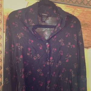 Sold!Express silk blouse