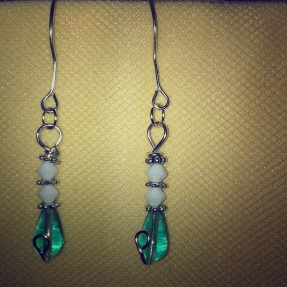 Handmade earrings am ear hooks