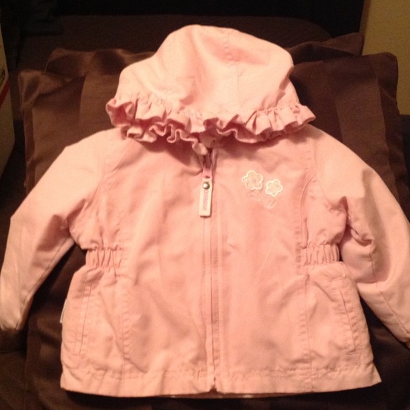 Baby pink jacket 9-12 months Oshkosh.