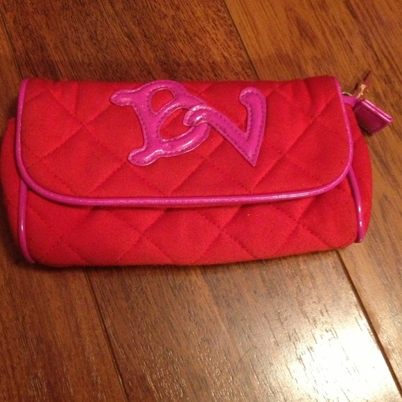 Betseyville makeup bag red and pink