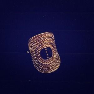 Painted Center Antique Ring