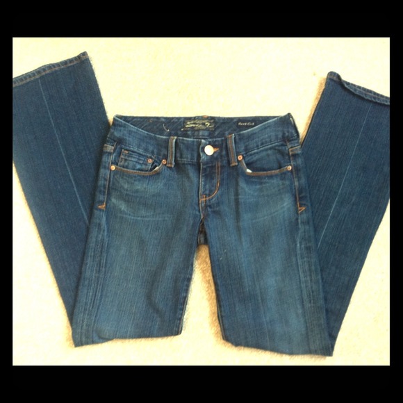 Seven7 Boot cut dark washed (worn once) jeans
