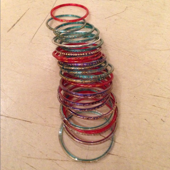 ❌SOLD❌Authentic Indian Glass Bangles SMALL - Picture 4 of 4
