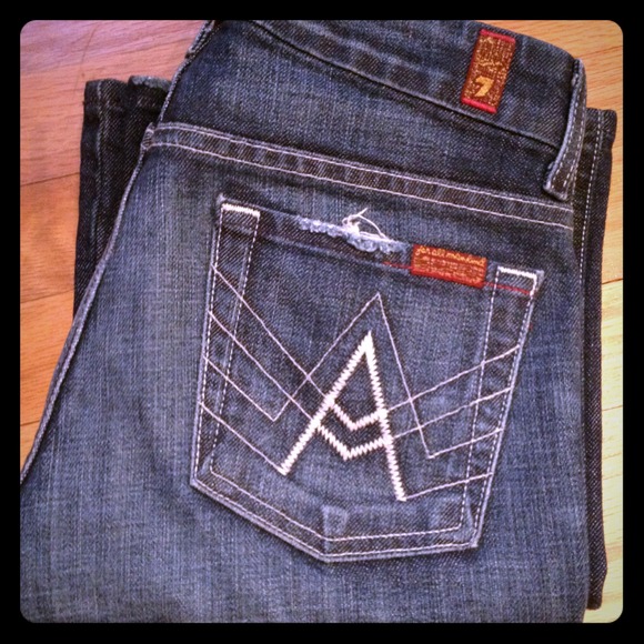 7 For All Mankind A Pocket Jeans Size 24x32