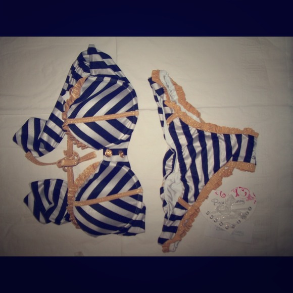 Beach Bunny We Found Love suit and Tunic set