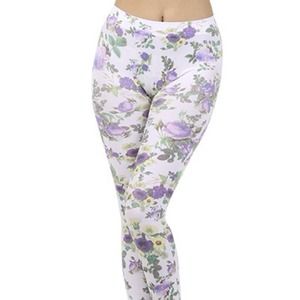 Floral Print Leggings