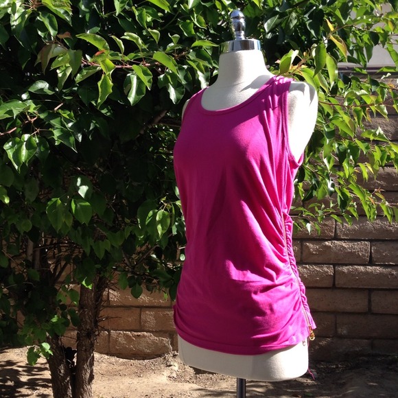 Michael Kors Ultra Pink Sleeveless Top