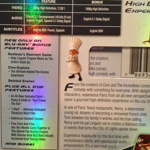 Ratatouille Blu-ray - Picture 2 of 2