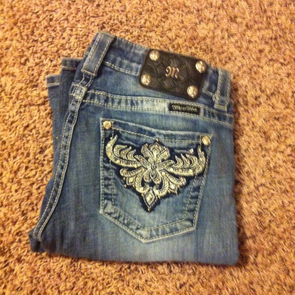 Miss me jeans with bling size 28