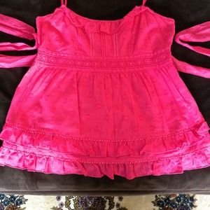 Juicy hot pink cotton tank