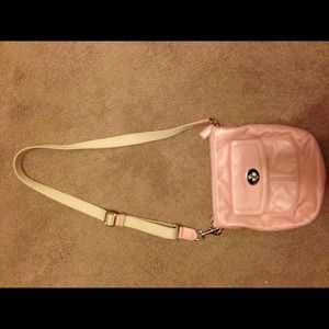 Authentic pink coach purse all leather