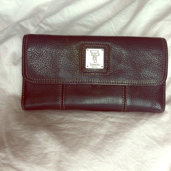 ⛔SOLD⛔ navy blue leather wallet