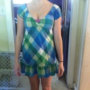 Plaid summer dress