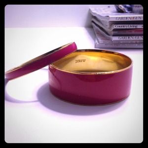 J Crew enemal bangles!!