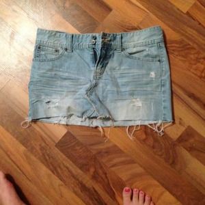 Denim skirt