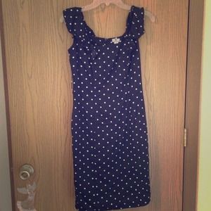 Worthington Black and White Polka Dot Dress