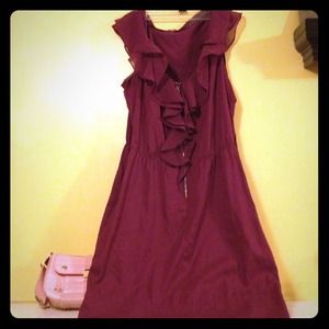 Gap ruffle dress