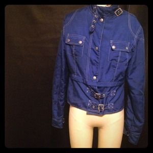 Light wight royal blue  bike jacket