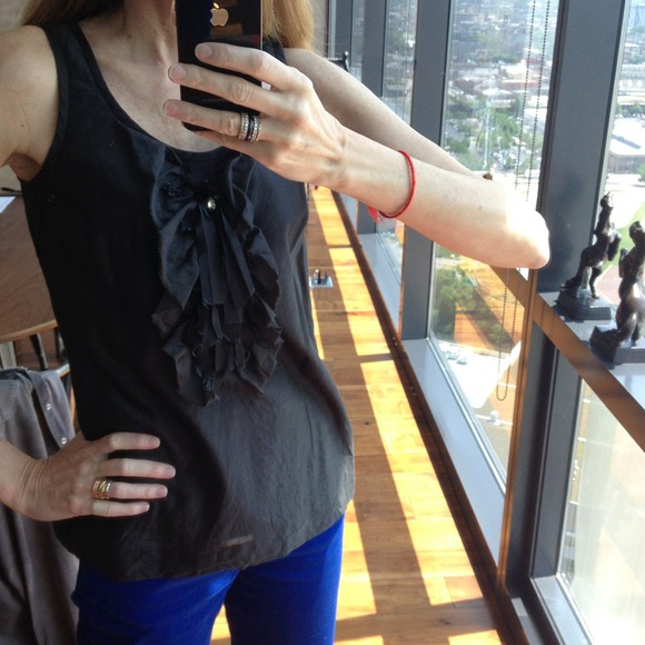 J. Crew Tops - BUNDLED@pamelasheldon   J Crew Alice ruffled tank