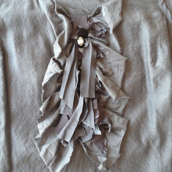 BUNDLED@pamelasheldon J Crew Alice ruffled tank - Picture 3 of 4