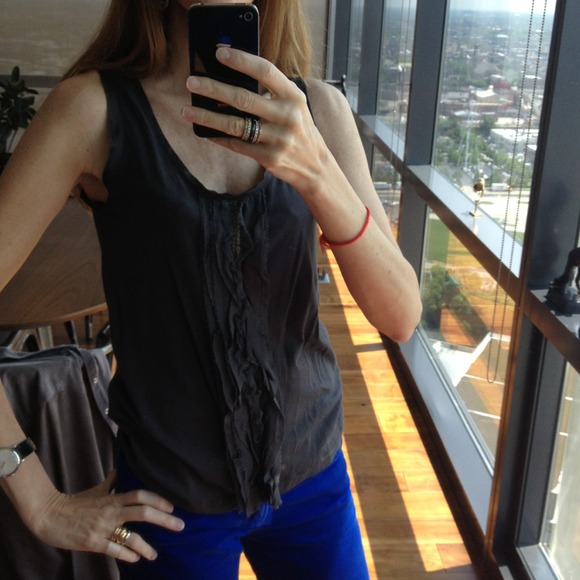 BUNDLED@pamelasheldon   J Crew tank with studs