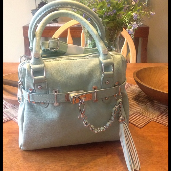 STEVE MADDEN Small Mint Satchel
