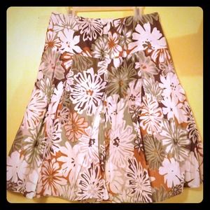 Super cute soft cotton floral skirt