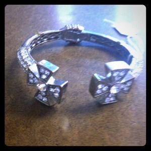 Studded Cross Bracelet