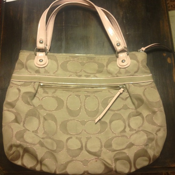Authentic Pre-Owned Beige/Light Pink Tote