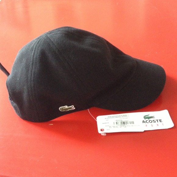 Reserved🔹Lacoste sport black hat cap