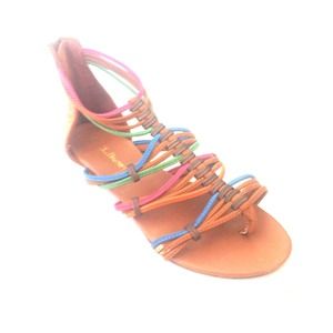 SOLD!CL rainbow sandals