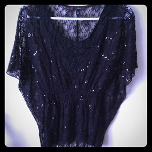 🚫Traded🚫 Gorgeous black lace top