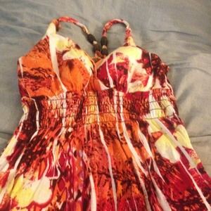 Printed maxi dress from Macy's