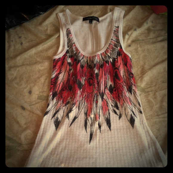 Feather looking shirt