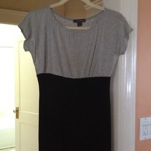 Forever 21 gray and black dress