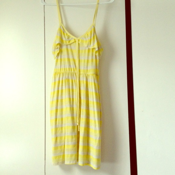 Yellow sun dress.