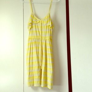 Yellow sun dress.