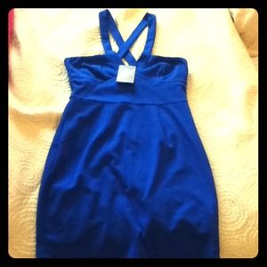 Electric blue dress