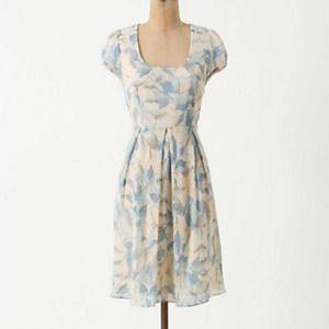 Anthropologie Blue Dress