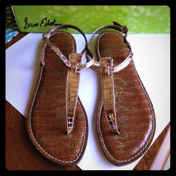 Sam Edelman Rose Gold Sandals