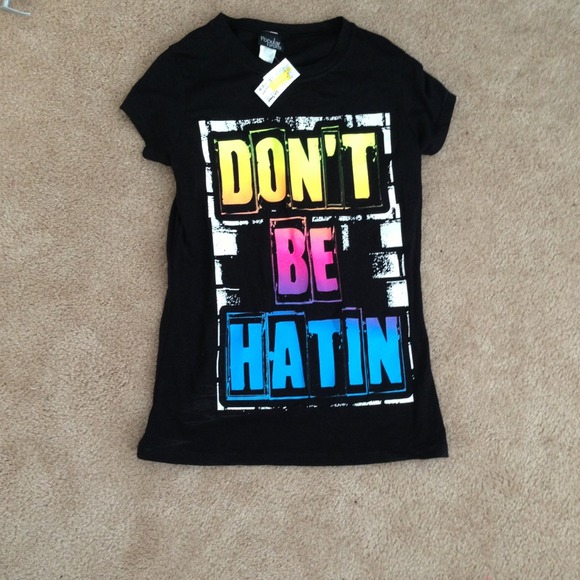 Black "Don't Be Hatin" Tee