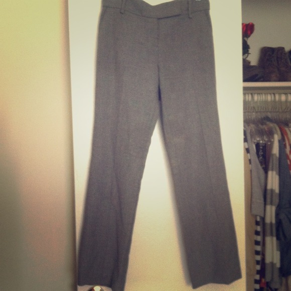 Gray Marisa Cut Work Trousers