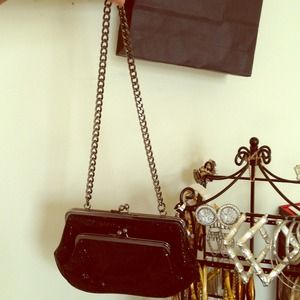 Black Sparkle Express purse
