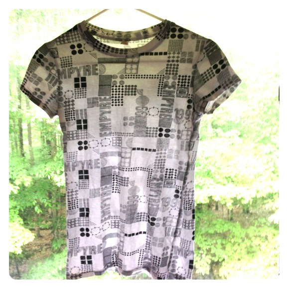 Black and white Empyre tee
