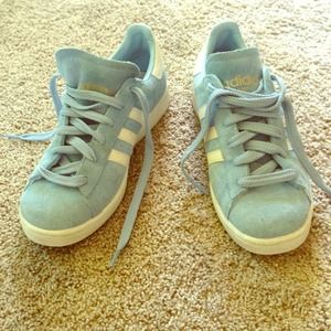 Adidas Campus Blue suede shoes! Great condition!